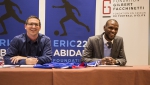 Conférence de presse avec Eric Abidal